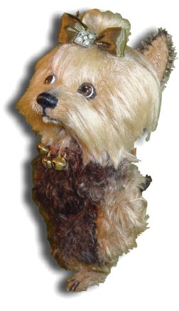Little Monty Butt - Handmade Teddy Bears, Mohair Teddy Bears, Artist Teddy Bears by Award Winning Artist Denise Purrington